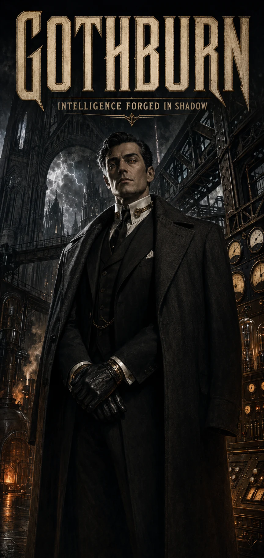 Gothburn Industries Gothic-industrial brand artwork